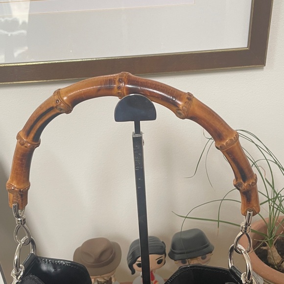 Gucci Black Bamboo Handle Women's Bag - Picture 7 of 16